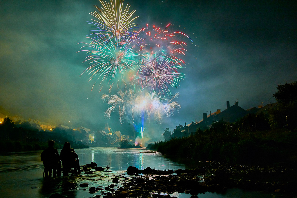 Feux d'artifice à St Géniez d'olt